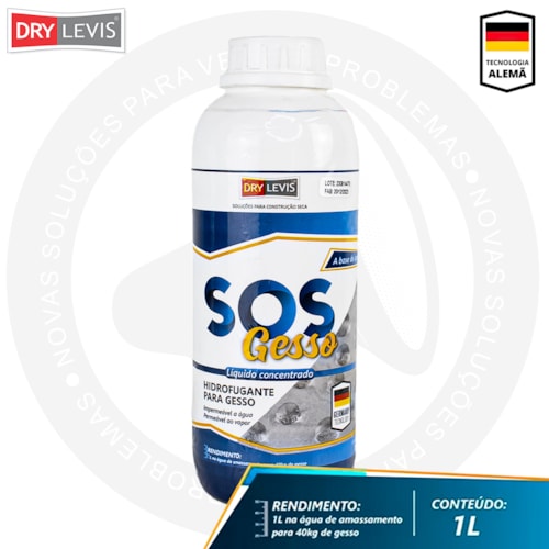 Hidrofugante para Gesso - Sos Gesso 1litro