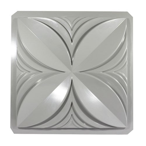 Forma Gesso 3D Pétalas Premium 40X40CM