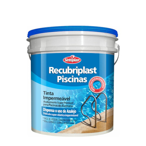 Tinta Acrilica Impermeável Recubriplast Piscinas Sinteplast 3,6L Azul