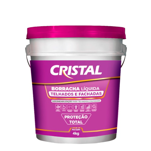 Cristal Borracha Liquida para Telhados e Fachadas