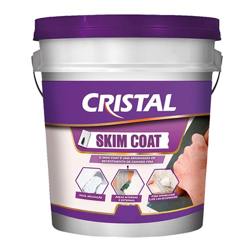 Argamassa de Revestimento Skim Coat Cristal 20KG