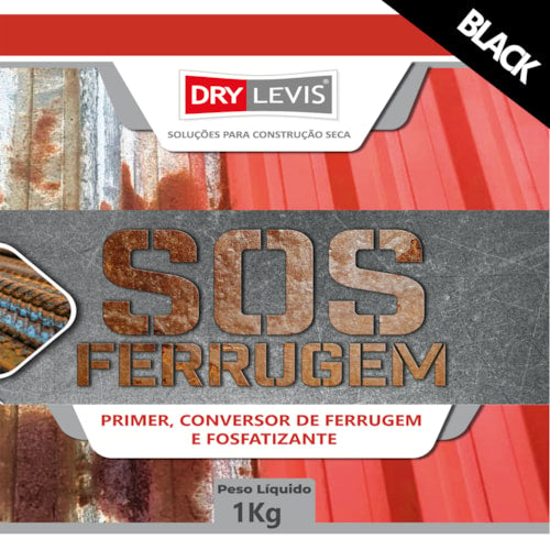 Convertedor de Ferrugem SOS Ferrugem 1KG Black Base água