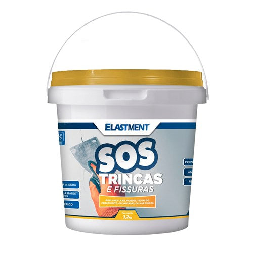 SOS Trincas e Fissuras 800G Branco