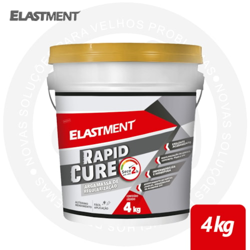 Argamassa de Regularização Rapid Cure 4KG Elastment