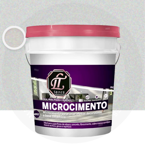 LT Shiner Microcimento 4,5KG Cinza Ghost