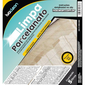 Limpa Porcelanato Rejunte Desincrustante Concentrado Ivaclean 1L