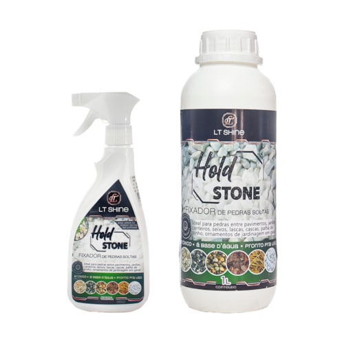 LT Shiner Fixador de Pedras Soltas Hold Stone 500ML + Refil de 1L